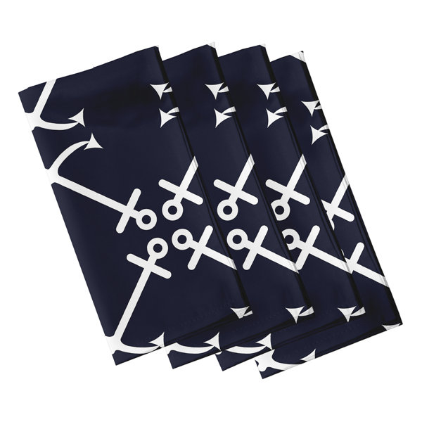 Longshore Tides Harrington Polyester Nautical Square Napkin Wayfair.co.uk